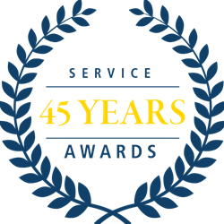 45 years of Service